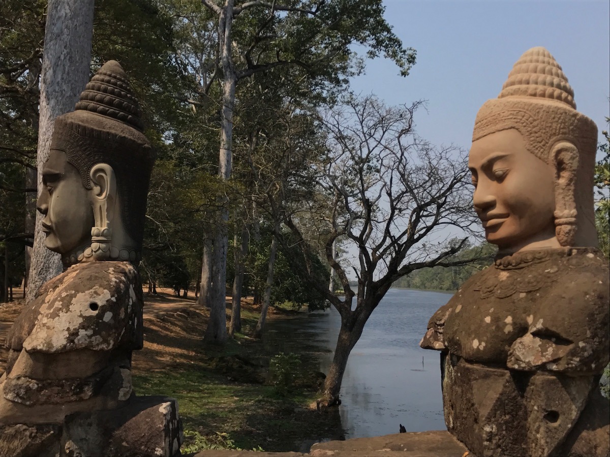 Angkor Wat statuary Cambodia