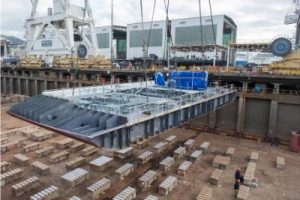 Keel-laying for Seabourn Ovation