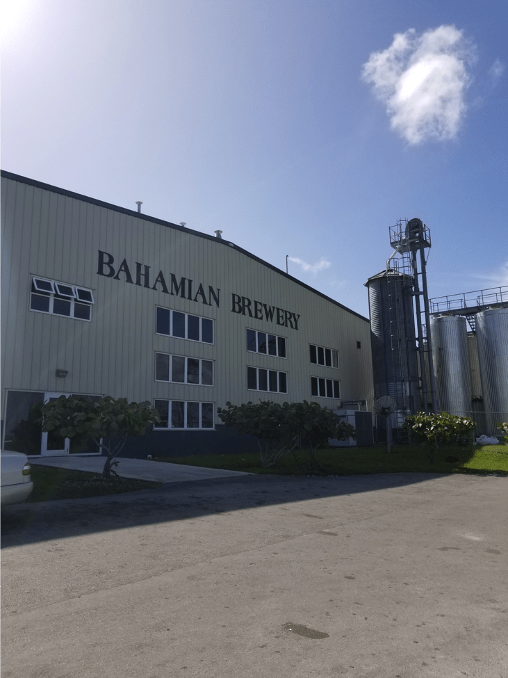 Bahamian Brewery building. Christina Hunting