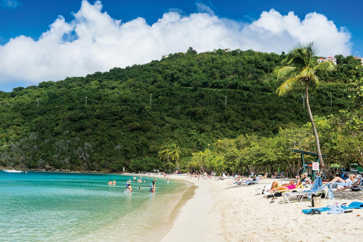 Caribbean beaches like Magens Bay on St. Thomas are looking good again