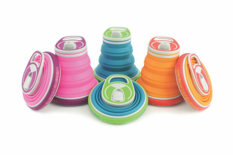 Collapsible bottles from Hydaway