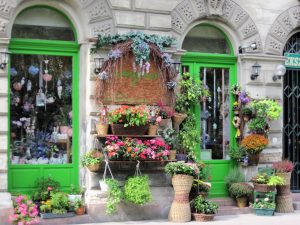 A florist shop on Andrassy ut
