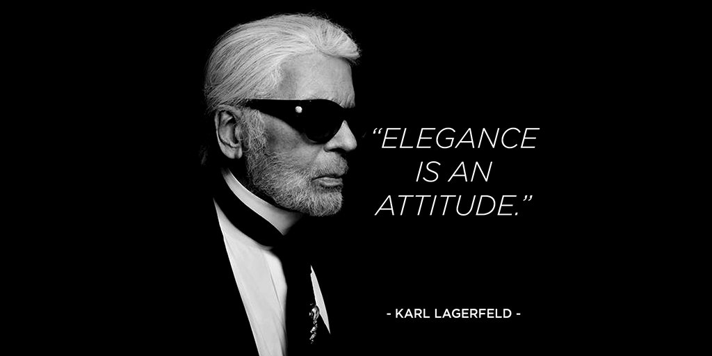 Karl Lagerfeld Twitter post