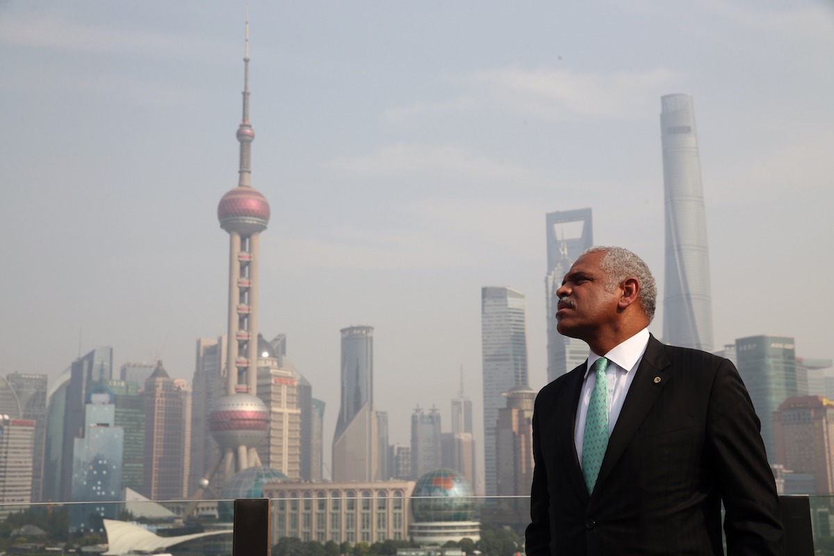 Carnival Corp CEO Arnold Donald in Shanghai