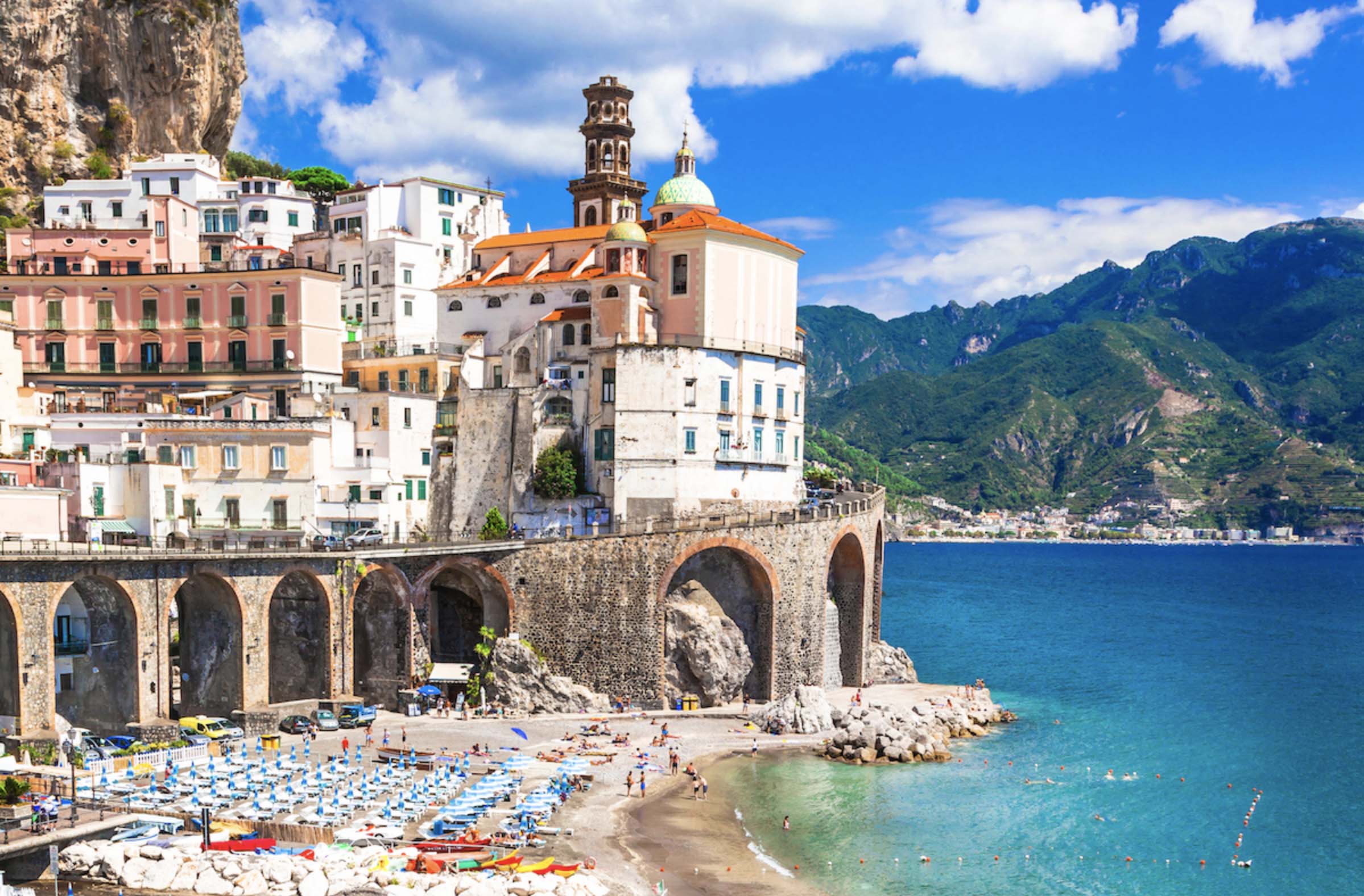 Atrani village in Amalfi coast of Italy