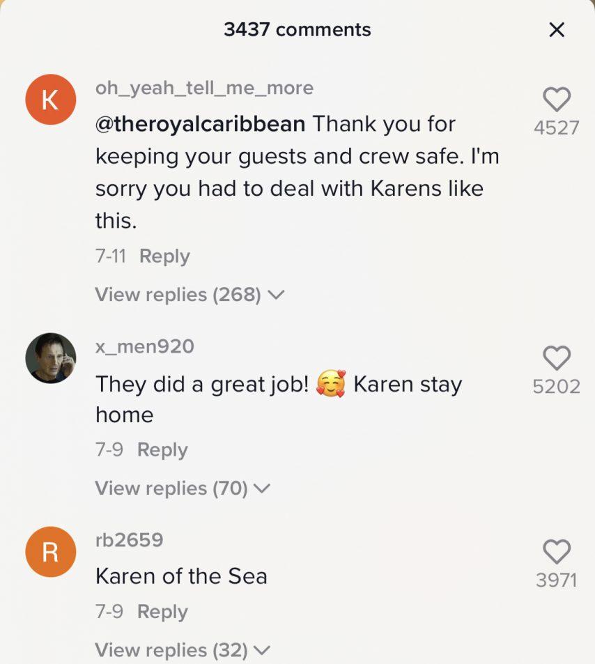 Cruisers React to "Cruise Karen" Who Threw Fit After Testing Positive