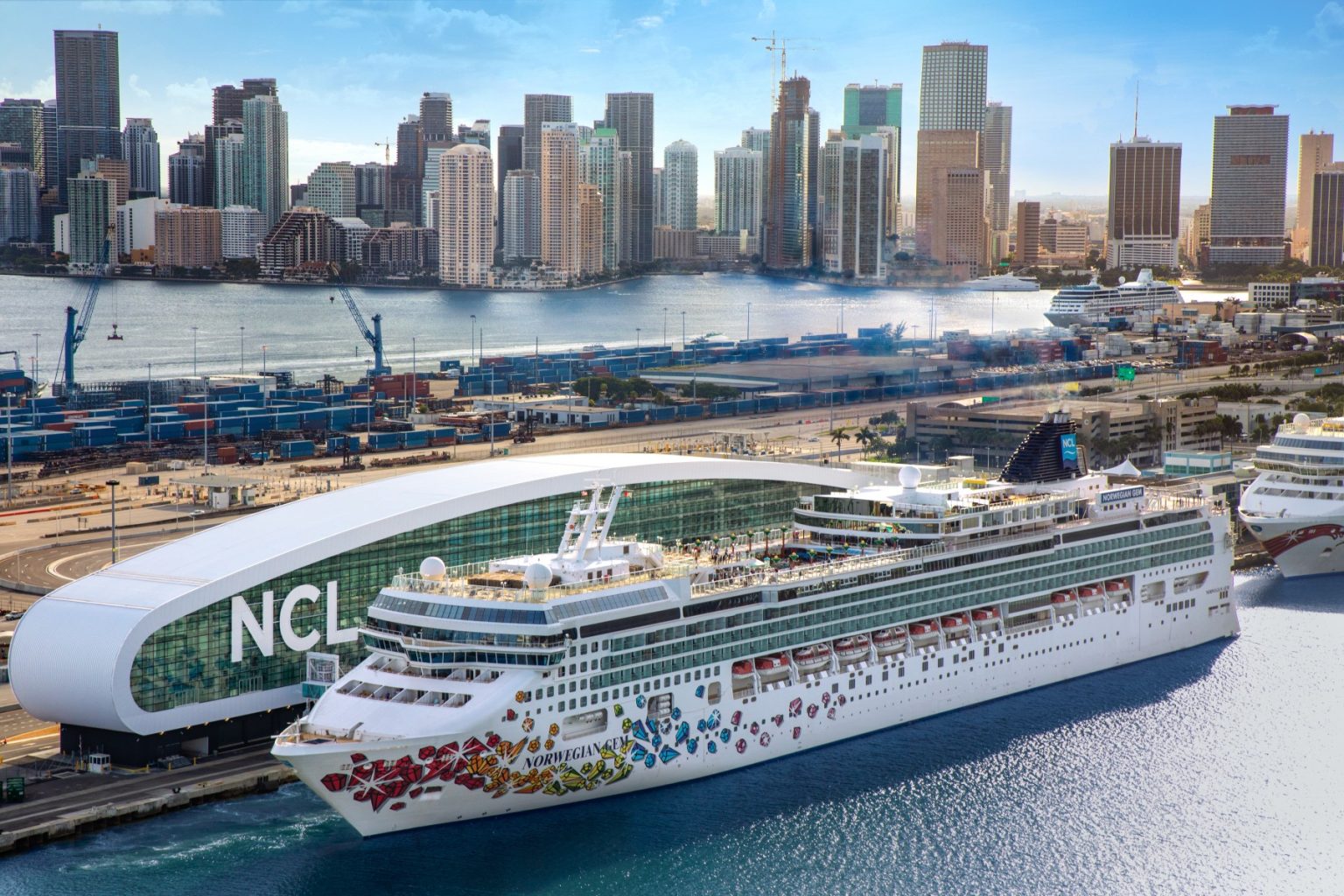 Norwegian Gem Sets Sail from New Terminal at PortMiami | Porthole ...