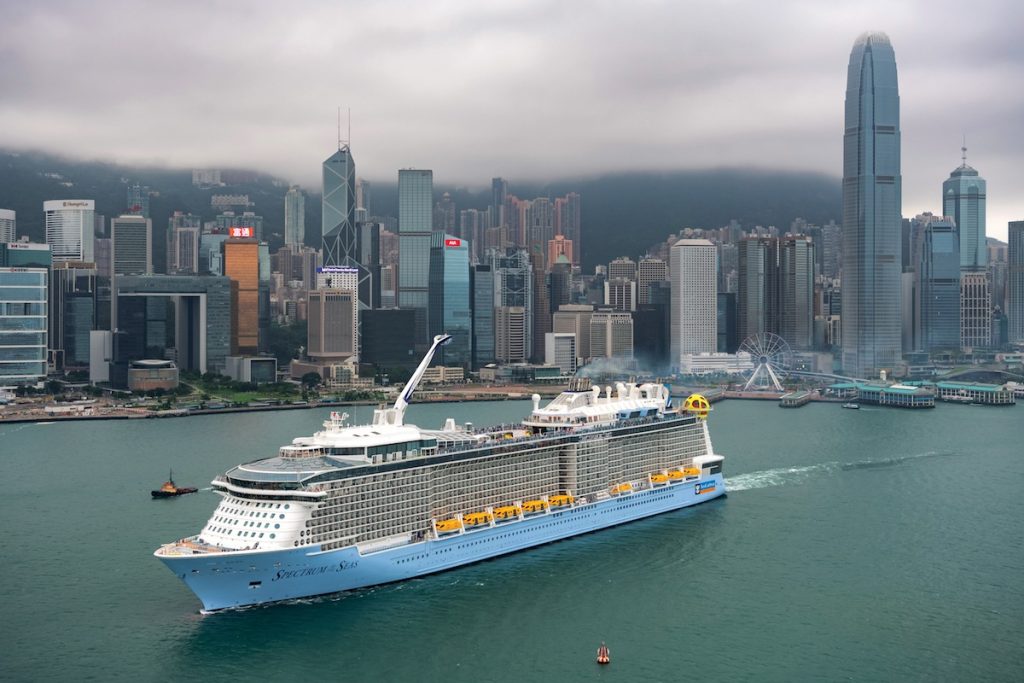 Royal Caribbean Begins Construction Names New Ship Spectrum Of The Seas