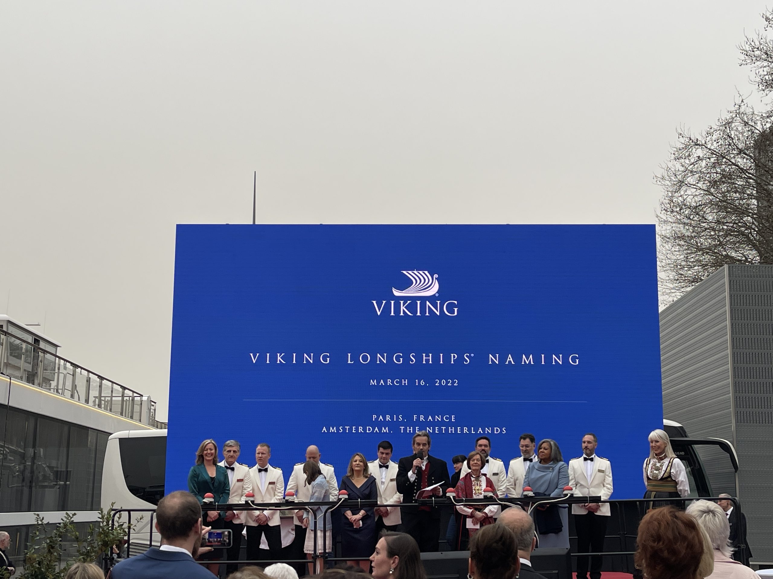 Viking Cruises Naming Ceremony Paris March 2022