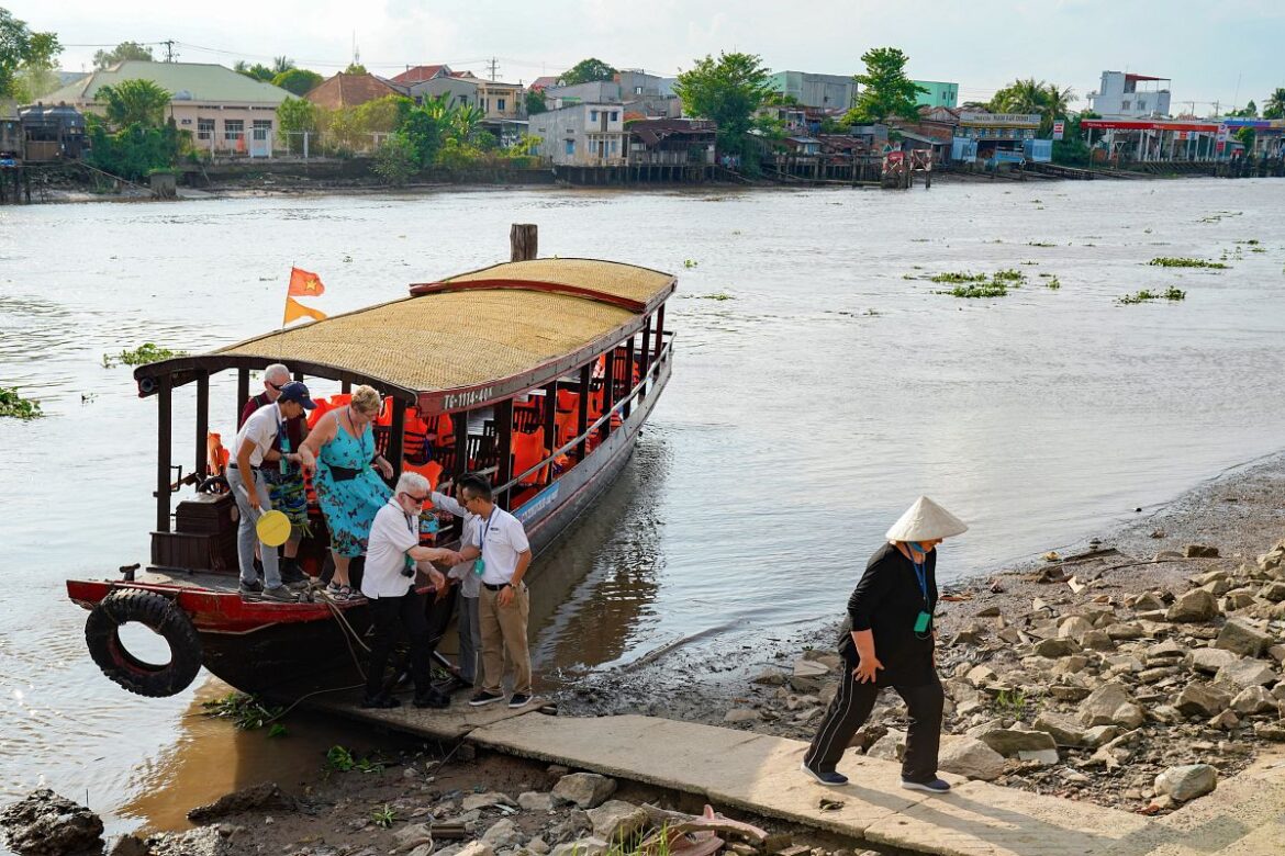 AmaWaterways excursion in Vietnam on the Mekong River. | Photo: AmaWaterways