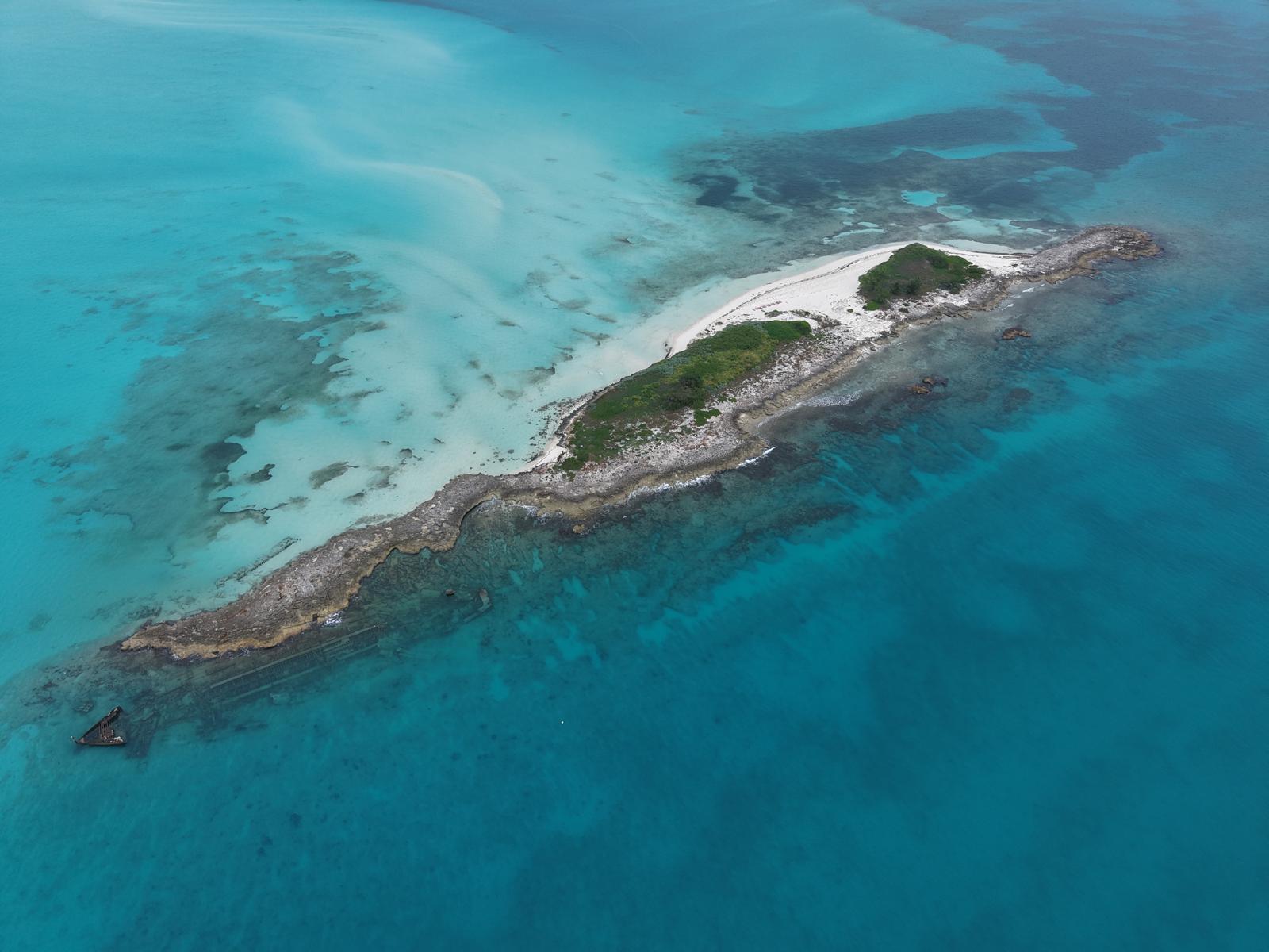 Browns Cay- drone shot