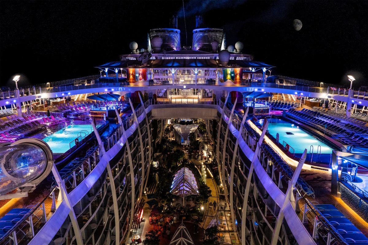 Symphony of the Seas Night Time Moon